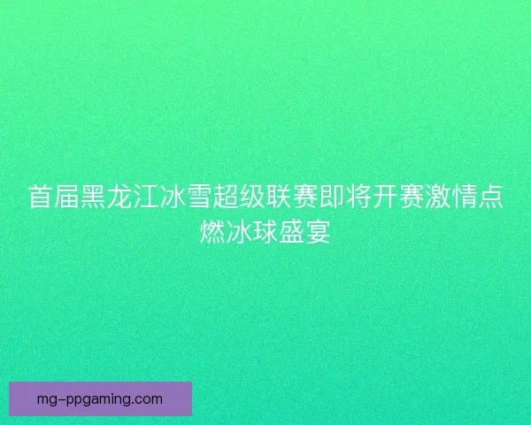 首届黑龙江冰雪超级联赛即将开赛激情点燃冰球盛宴